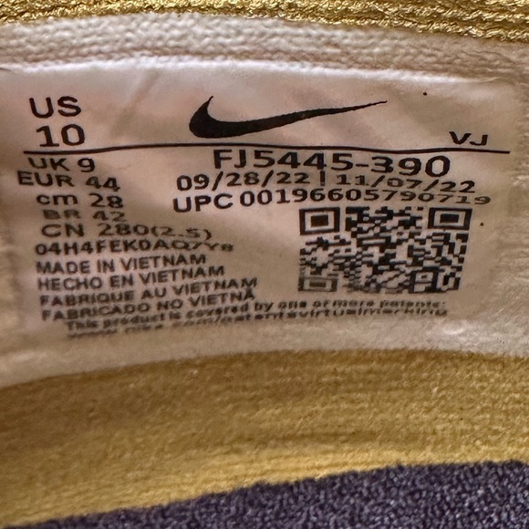 Nike Mens ZoomX Pegasus Turbo Moss Oil Green Vivid Orange - Picture 8 of 8